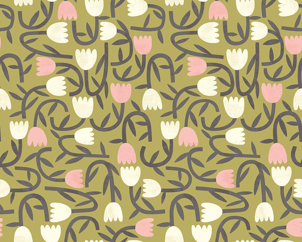 OHPOPSI Tiny Tulip Wallpaper