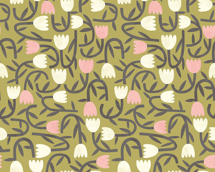OHPOPSI Tiny Tulip Wallpaper