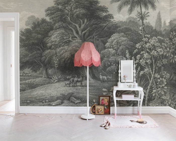 Rebel Walls Jungle Land - Vintage Wallpaper per m2 in Room