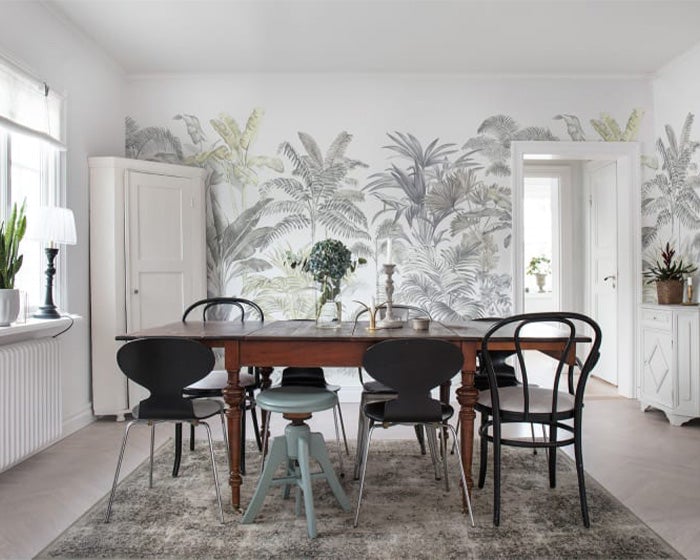 Rebel Walls Pride Palms R15901 Wallpaper in Room 