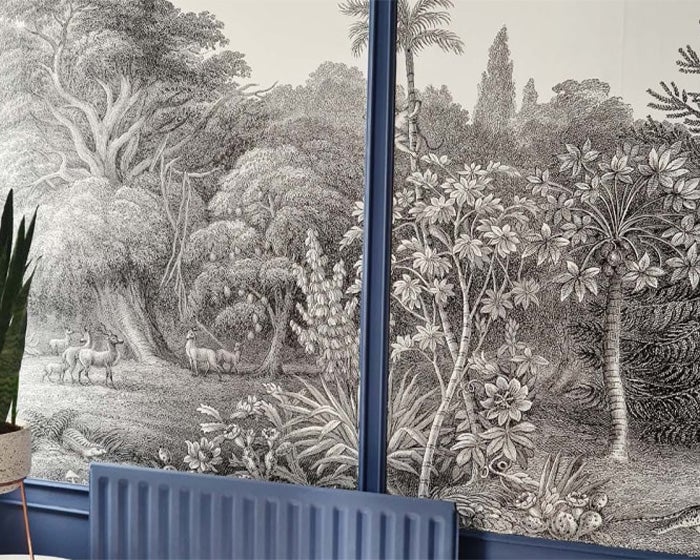 Rebel Walls Jungle Land Wallpaper on wall