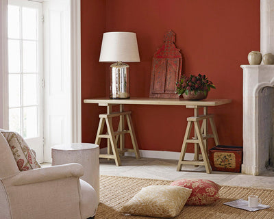 Sanderson Bengal Red Paint on living room walls