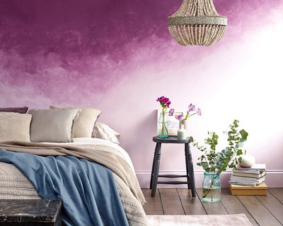 Sanderson Meadow Violet Paint with fade effect