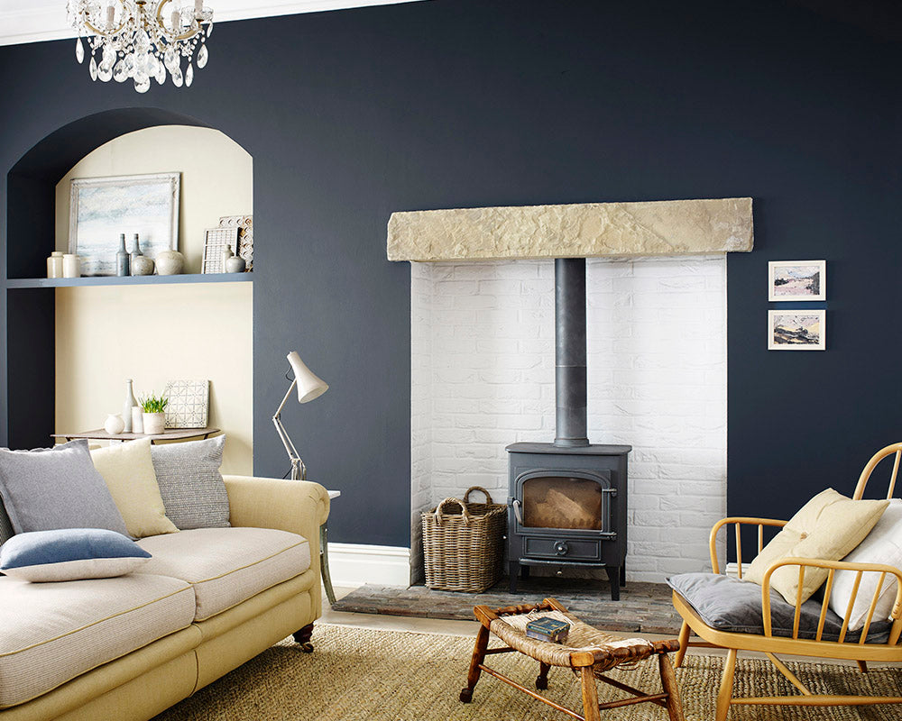 Sanderson Indigo Blue Paint in living room